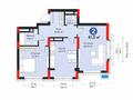 2-комнатная квартира · 61.5 м² · 13/16 этаж, Калдаякова 17 — нурмагамбетова за 43 млн ₸ в Астане, Сарайшык р-н