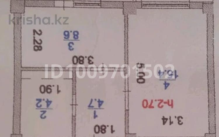 1-комнатная квартира · 35 м² · 2/14 этаж, Нургиса Тлендиева 42 за 17.9 млн 〒 в Астане, Сарыарка р-н — фото 4
