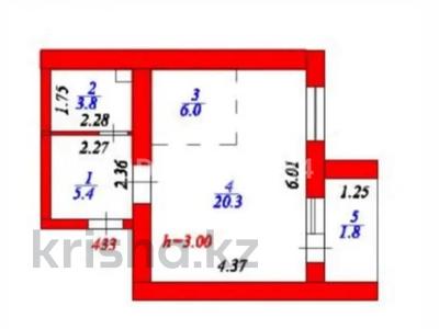 1-комнатная квартира · 36.8 м² · 3/10 этаж, Алихан Бокейхан 13 за 27.5 млн ₸ в Астане, Есильский р-н