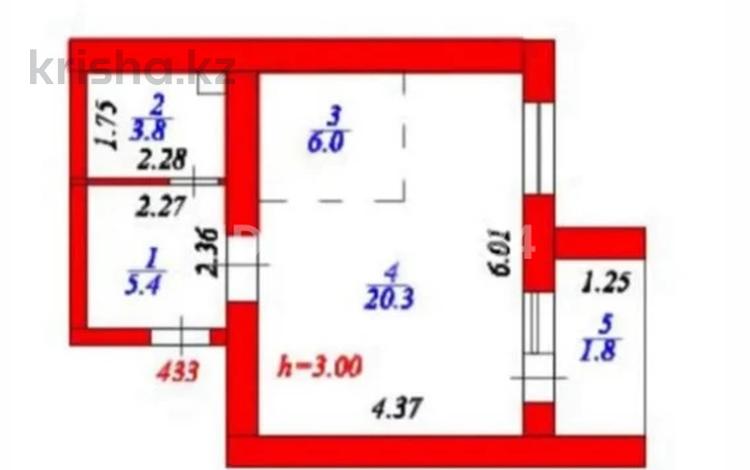 1-комнатная квартира · 36.8 м² · 3/10 этаж, Алихан Бокейхан 13 за 27.5 млн ₸ в Астане, Есильский р-н — фото 2