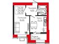 1-бөлмелі пәтер · 36.4 м², Айтматова 19, бағасы: ~ 18.7 млн ₸ в Астане, Нура р-н — фото 3