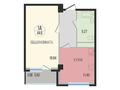 1-комнатная квартира · 44.6 м², Ади Шарипова 100 за ~ 53.5 млн 〒 в Алматы, Алмалинский р-н — фото 2
