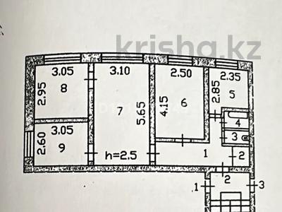 4-комнатная квартира · 69 м² · 1/5 этаж, 2 ықшамауданы 5 за 12 млн ₸ в Абай