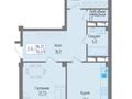2-комнатная квартира, 76.49 м², 1/12 этаж, Сейфулина 16 за ~ 23.7 млн 〒 в Конаеве (Капчагай) — фото 2