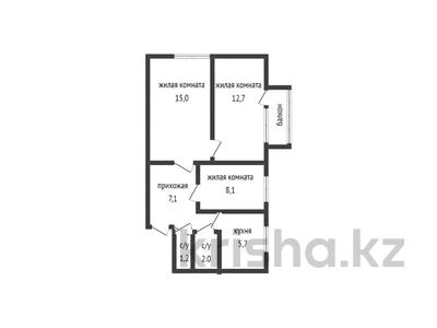 3-комнатная квартира, 52.5 м², 2/6 этаж, майлина 67 за 17.4 млн 〒 в Костанае