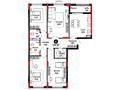 4-комнатная квартира · 120.07 м², Казыбек би 41/1 за ~ 51.6 млн 〒 в Астане, Нура р-н — фото 3