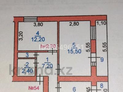 2-комнатная квартира · 50 м² · 3/4 этаж, Театральная 1 за 12 млн 〒 в Таразе