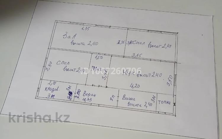 Отдельный дом · 4 комнаты · 67.9 м² · 16 сот., С/о Черемушки 3 — По Алматинской трассе за 28 млн ₸ в Усть-Каменогорске, Меновное — фото 2