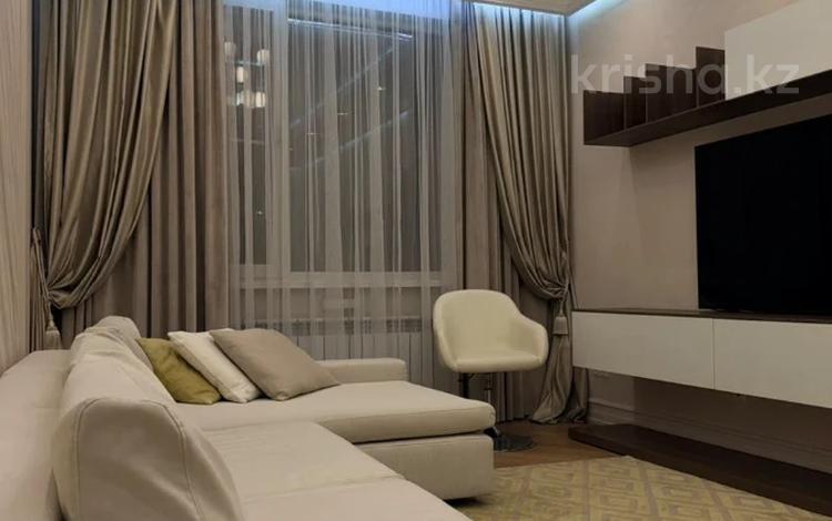 3-комнатная квартира · 87.1 м² · 2/6 этаж, Кабанбай Батыра 58Б за 75 млн ₸ в Астане, Есильский р-н — фото 2