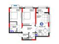 3-бөлмелі пәтер · 70.65 м², ул. Букетова, в сторону мкрн. Кунгей и объездной трассы, бағасы: ~ 36.5 млн ₸ в Караганде — фото 3