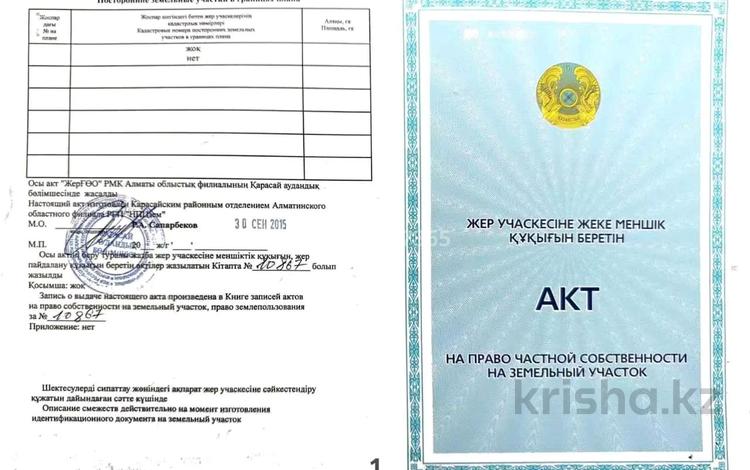 Жер телімі · 8 сотық, 060-й учётный квартал — Школа с. көк өзек, бағасы: 10 млн ₸ в  — фото 2