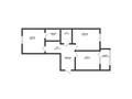 2-комнатная квартира · 76.8 м² · 7/9 этаж, Микрорайон Береке за 34.7 млн ₸ в Костанае