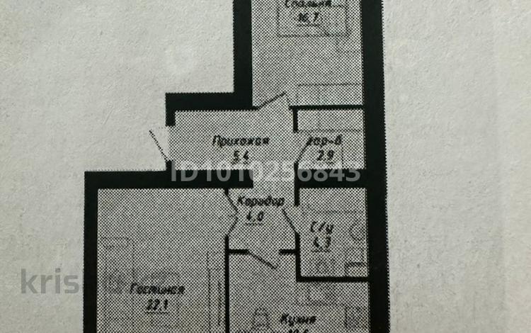 2-бөлмелі пәтер · 67.8 м² · 2/12 қабат, Ұлы Дала 40 — Ұлы Дала-Тұран, бағасы: ~ 37 млн ₸ в Астане, Нура р-н — фото 2