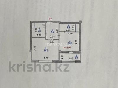 2-комнатная квартира, 44 м², 9/9 этаж, Мангилик Ел 24 за 31 млн 〒 в Астане, Есильский р-н
