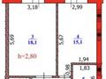 1-комнатная квартира · 53 м² · 7/9 этаж, Самал 88 за 23.5 млн ₸ в Уральске — фото 16