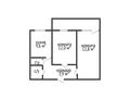 2-комнатная квартира · 53.7 м² · 2/10 этаж, Маяковского 101к1 за 25 млн ₸ в Костанае — фото 14