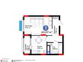 1-комнатная квартира · 40 м² · 9/9 этаж, мкр Нурсая, Абулхайр-хана 69/4, 69/5 за 26 млн ₸ в Атырау — фото 2