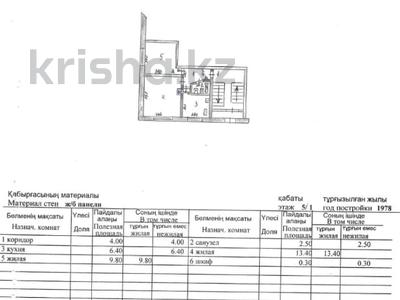 1-бөлмелі пәтер, 36.4 м², 1/5 қабат, Джамбула 73, бағасы: 5 млн 〒 в Кандыагаш