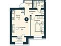 2-комнатная квартира · 47.9 м², Бейбарыс Султан 13/1 за ~ 17.2 млн ₸ в Астане, Сарыарка р-н — фото 3