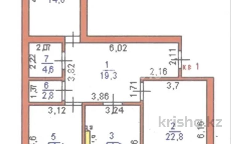 3-бөлмелі пәтер · 88 м² · 5/5 қабат, АДС 26, бағасы: 28.5 млн ₸ в Туркестане — фото 2