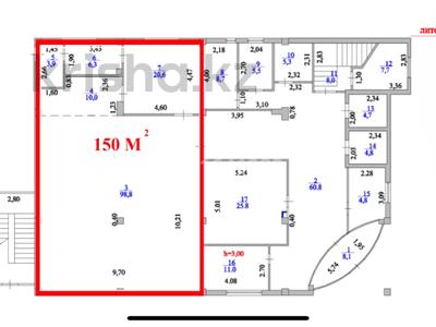 Свободное назначение · 150 м² за 750 000 ₸ в Астане