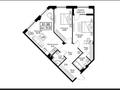 3-бөлмелі пәтер · 91.98 м², Микрорайон Акжайык, участок 1988А, бағасы: ~ 38.9 млн ₸ в Шымкенте, Абайский р-н — фото 3