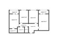 3-бөлмелі пәтер · 80 м² · 6/9 қабат, Береке шағын ауданы, бағасы: 37.8 млн ₸ в Костанае, Микрорайон Береке — фото 14