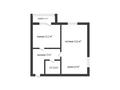 2-бөлмелі пәтер · 45 м² · 2/9 қабат, Сарыарка, бағасы: 21.5 млн ₸ в Кокшетау — фото 9