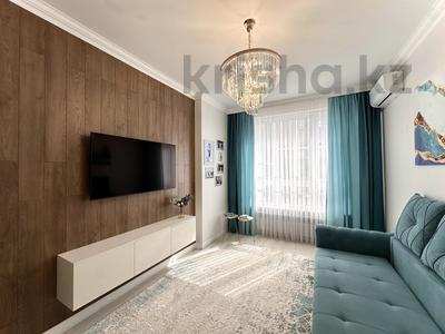 2-бөлмелі пәтер · 57.2 м² · 9/16 қабат, Санжара Асфендиярова 3, бағасы: 46 млн ₸ в Астане, Нура р-н
