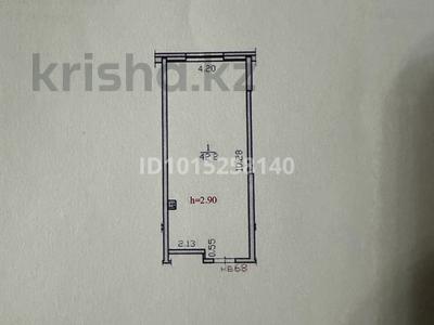 1-бөлмелі пәтер · 42.2 м² · 9/9 қабат, Қайрат ш/а., Сыбызгы 100, бағасы: 22.5 млн ₸ в Алматы, Турксибский р-н