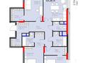 4-комнатная квартира · 121.3 м² · 3/12 этаж, Турар Рыскулов-Ключи есть!! СРОЧНО! 18а за 93 млн ₸ в Астане, Есильский р-н — фото 3