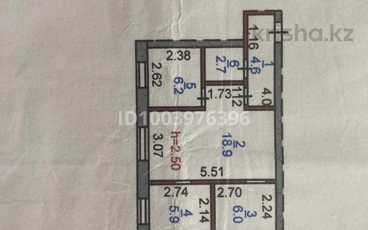 3-бөлмелі пәтер · 44.3 м² · 1/2 қабат, Рабочая 158 — Рн клуб строителя, бағасы: 13 млн ₸ в Костанае — фото 2
