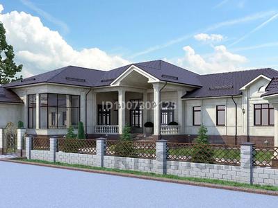Отдельный дом · 6 комнат · 407.7 м² · 14 сот., Городок Тулпап 185 — Тулпар 185 за 295 млн ₸ в Шымкенте, Абайский р-н