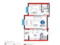 2-бөлмелі пәтер · 70 м² · 10/16 қабат, Қайтпас-2 ш/а, К. Толеметова 85, бағасы: 46 млн ₸ в Шымкенте, Абайский р-н — фото 27