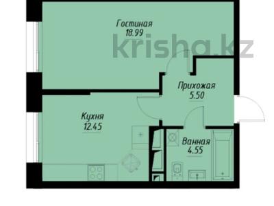 1-бөлмелі пәтер · 41 м² · 11/12 қабат, Сейфуллина 469а/1, бағасы: 31.5 млн 〒 в Алматы, Алмалинский р-н