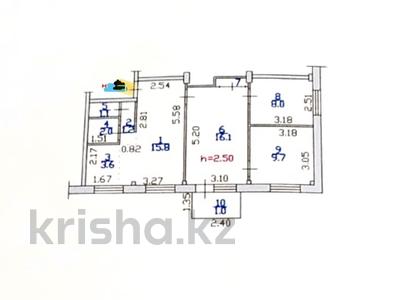 3-комнатная квартира · 60 м² · 1/5 этаж, Бурова 27/2 — Зелёный Рынок, Библиотека Пушкина за 30 млн ₸ в Усть-Каменогорске