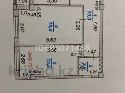 2-комнатная квартира, 60.9 м², 4/9 этаж, Туран 2 36а за 23 млн 〒 в Шымкенте, Туран р-н