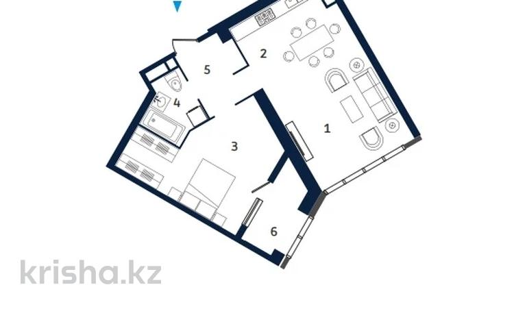 2-комнатная квартира · 63.5 м² · 19/33 этаж, Аль-фараби 15/1 за 76 млн ₸ в Алматы, Бостандыкский р-н — фото 3