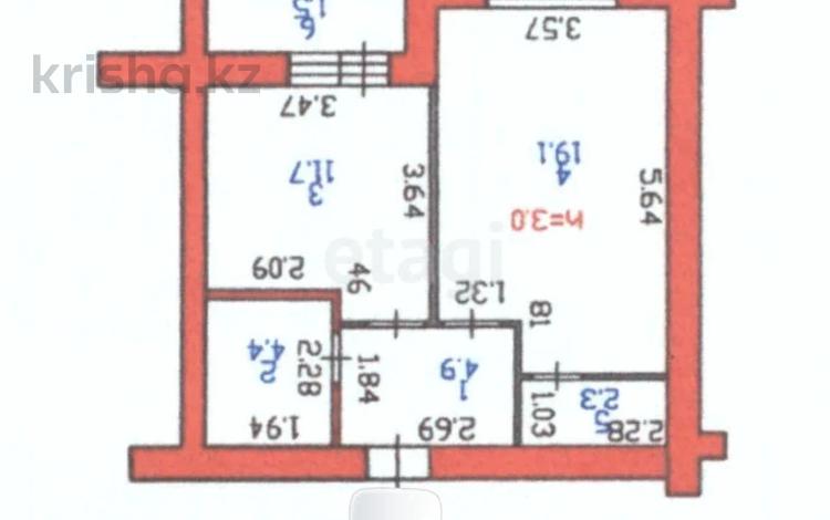 1-бөлмелі пәтер · 43.5 м² · 2/9 қабат, Набережная — Набережная, бағасы: 20.5 млн ₸ в Петропавловске — фото 3