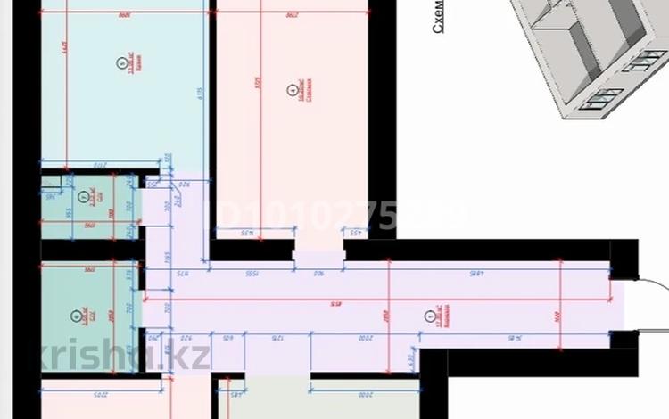 3-бөлмелі пәтер · 87.2 м² · 4/5 қабат, Акадeмическая 9/10, бағасы: 24.5 млн ₸ в Караганде, Казыбек би р-н — фото 3