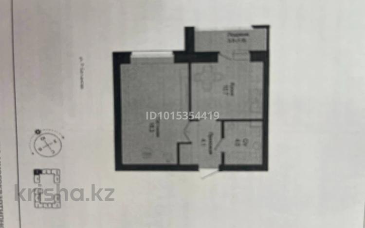 1-бөлмелі пәтер · 39 м² · 4/9 қабат, Розы Баглановой 23, бағасы: 22.7 млн ₸ в Астане, Нура р-н — фото 2