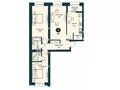 3-комнатная квартира · 81.9 м², Бейбарыс Султан 13/1 за ~ 29.5 млн ₸ в Астане, Сарыарка р-н — фото 3