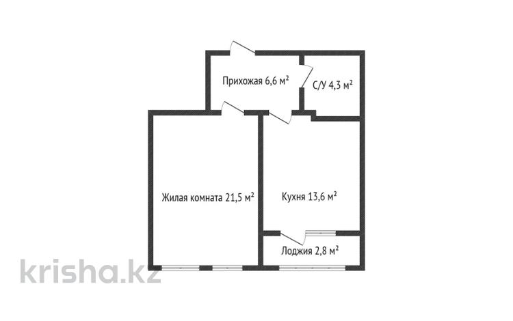 1-комнатная квартира, 50 м², 4/10 этаж, 17-й микрорайон, 17-й микрорайон за 21 млн 〒 в Шымкенте, Енбекшинский р-н — фото 4