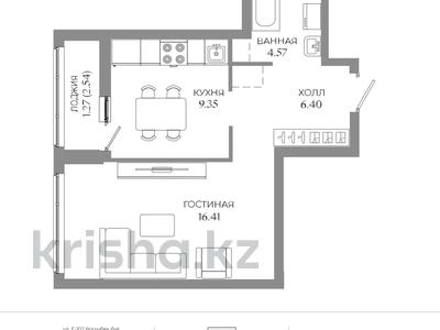 1-бөлмелі пәтер · 38 м² · 9/9 қабат, Толе би 43 — БЕЗ КОМИССИИ / ТЕХ ЭТАЖ / ОГРОМНЫЙ ВЫБОР / РАССРОЧКИ / ИПОТЕКА / ЕСТЬ ВЫБОР ЗВОНИТЕ, бағасы: ~ 21.2 млн ₸ в Астане, Нура р-н