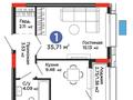 1-бөлмелі пәтер · 36 м² · 2/9 қабат, Шоссе Коргалжын 24/2, бағасы: 22 млн ₸ в Астане, Нура р-н — фото 9