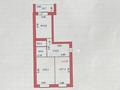 2-комнатная квартира · 77.3 м² · 3/9 этаж, Куанышева 198а за 27.5 млн ₸ в Кокшетау — фото 9
