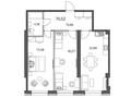 2-комнатная квартира · 75.52 м², Байдибек би стр. 127/7 за ~ 33.2 млн 〒 в Шымкенте, Абайский р-н — фото 2