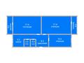 3-комнатная квартира · 62.6 м² · 3/5 этаж, Г. Каирбекова 381 за 24.5 млн ₸ в Костанае — фото 2