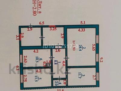 Жеке үй · 4 бөлме · 106 м² · 6 жүзд., Ауезова, бағасы: 3 млн ₸ в Байтуган 