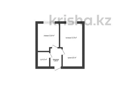 2-бөлмелі пәтер · 47.3 м² · 6/9 қабат, Бокейхана 84, бағасы: 21.5 млн ₸ в Кокшетау